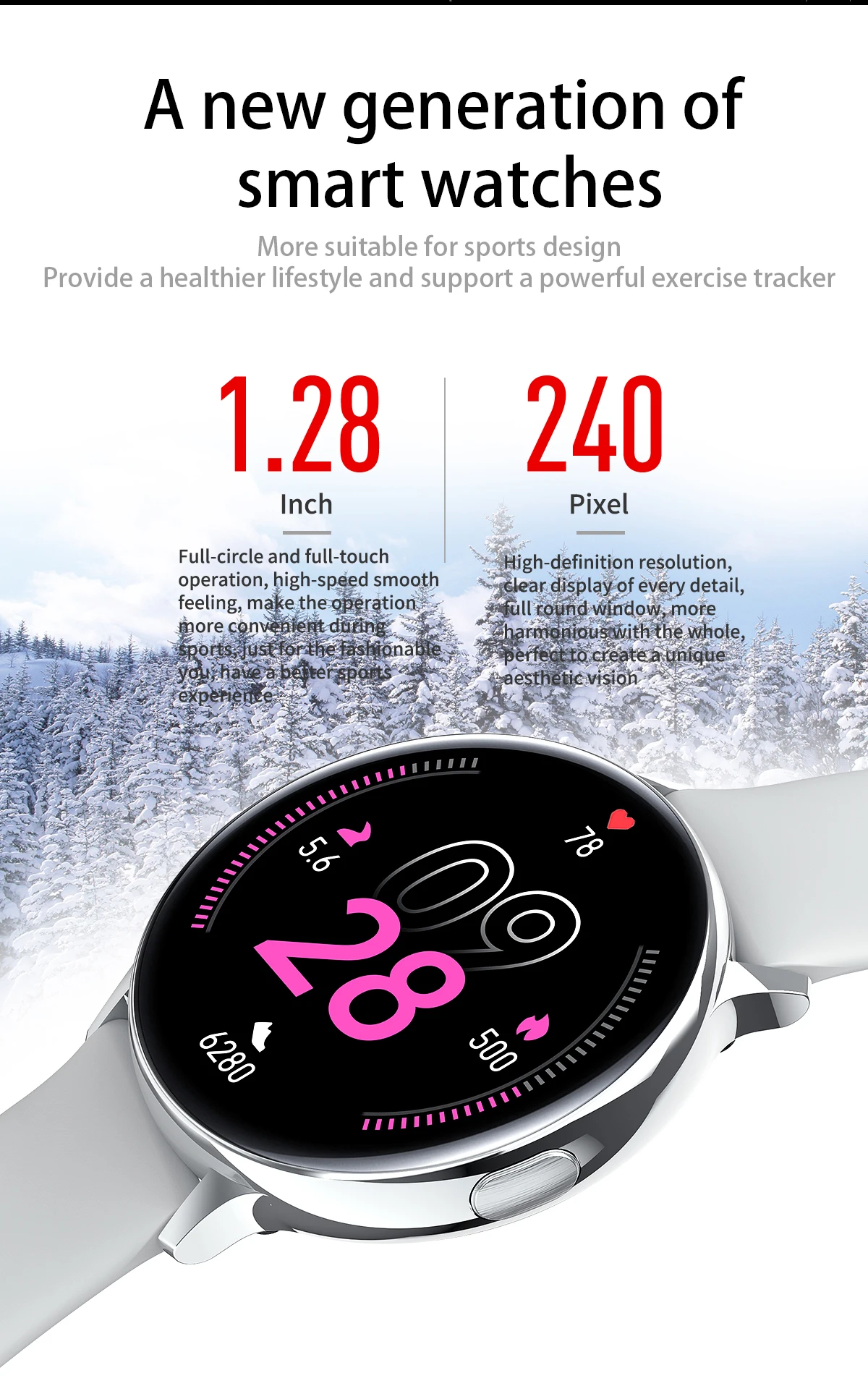 New GW32 smart Bracelet Sports Fashion Watch Circle Touch Pressure Blood Oxygen ECG Heart Rate Monitoring
New GW32 smart Bracelet Sports Fashion Watch Circle Touch Pressure Blood Oxygen ECG Heart Rate Monitoring