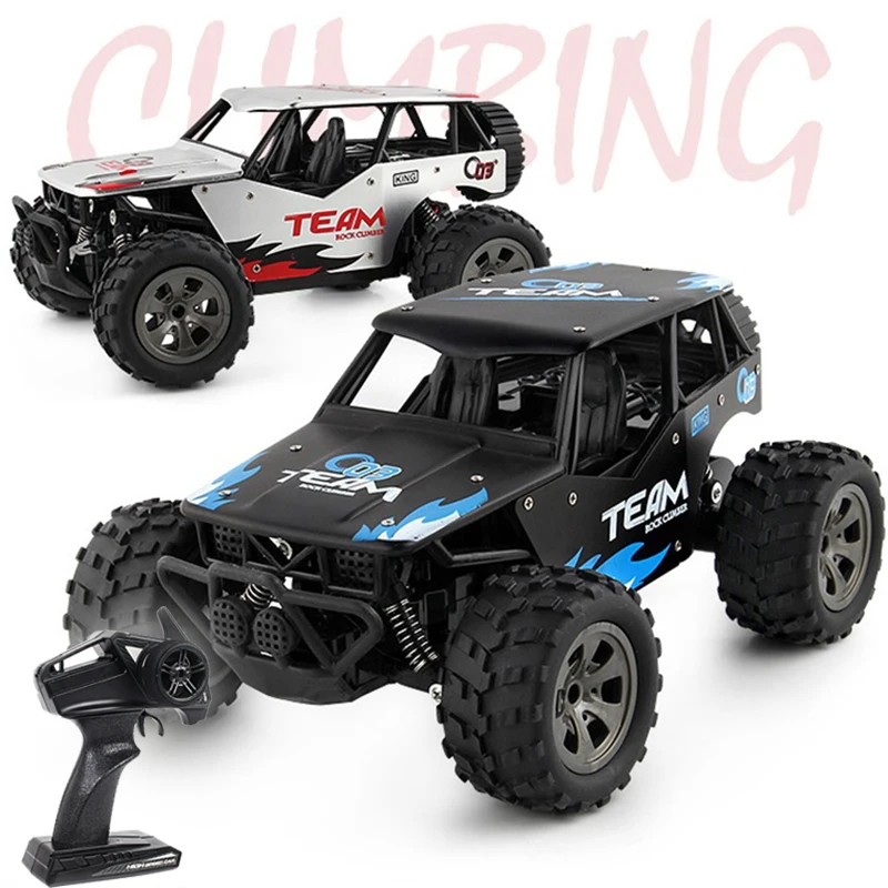 1:18 RC Car Remote Control Bigfoot Off-road Vehicle 18km/h High Speed 2.4G Radio Control RC Car Model Toys Gifts For Children
1:18 RC Car Remote Control Bigfoot Off-road Vehicle 18km/h High Speed 2.4G Radio Control RC Car Model Toys Gifts For Children