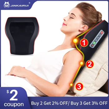 Jinkairui Electric Heat Neck Shoulder Back Waist Leg Foot Body Cervical Massager with 16 Roller Massage Cushion Car Home
Jinkairui Electric Heat Neck Shoulder Back Waist Leg Foot Body Cervical Massager with 16 Roller Massage Cushion Car Home