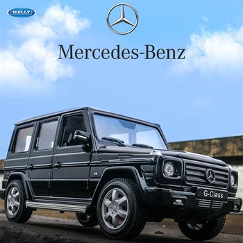 WELLY 1:24 High Simulation Benz G-Class SUV Sports Diecast Car Alloy Classic Model Toys For Boys Gift Collection
WELLY 1:24 High Simulation Benz G-Class SUV Sports Diecast Car Alloy Classic Model Toys For Boys Gift Collection