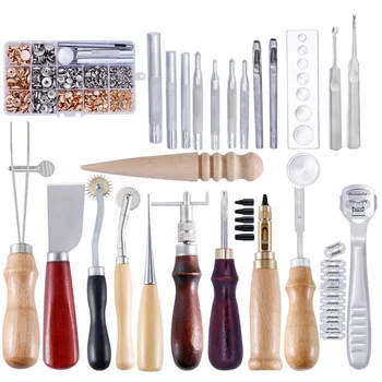 DIY Leather Tools Handmade Leather Tool Set hand-sewn diamond chopping craft set
DIY Leather Tools Handmade Leather Tool Set hand-sewn diamond chopping craft set