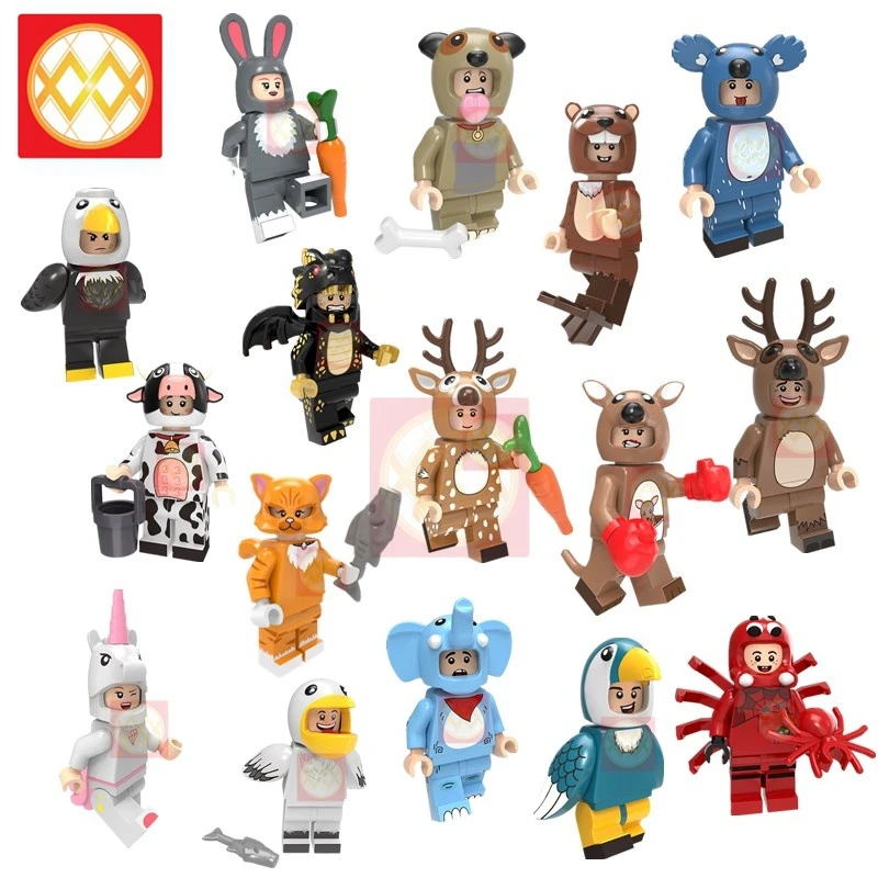Blocks Pumping Moose Bald Eagle Spider Cow Elephant Koala Bear kangaroo Sika Deer Dragon Building Blocks Toys for Children
Blocks Pumping Moose Bald Eagle Spider Cow Elephant Koala Bear kangaroo Sika Deer Dragon Building Blocks Toys for Children