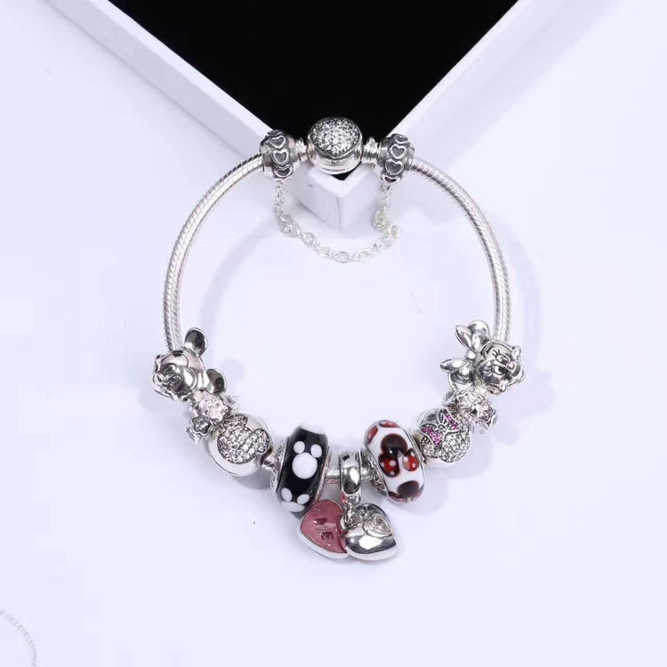 Kaliyah Store High Quality 1:1 100% 925 Pure Silver New Heart-Image Printed Cartoon Bracelet Gift First Choice Free Of Charge
Kaliyah Store High Quality 1:1 100% 925 Pure Silver New Heart-Image Printed Cartoon Bracelet Gift First Choice Free Of Charge