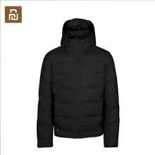 Xiaomi Smart Cotto graphène veste 4 niveaux Tmperature contrôle travail avec batterie externe doudoune blanc oie hiver manteau pour homme(China)