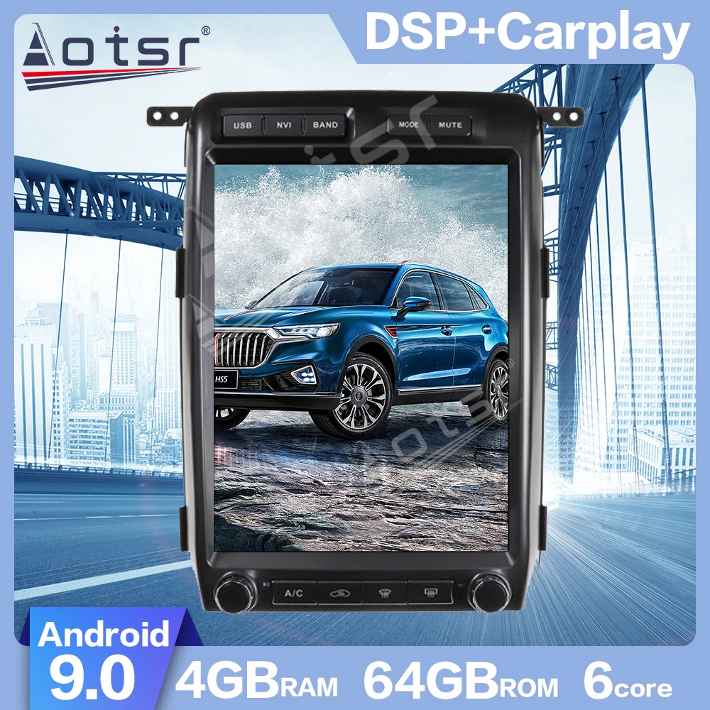 AOTSR Android 9.0 PX6 Tesla Vertical screen Car GPS Navigation For Ford F150 For Ford Raptor 2009-2012 Multimedia Player Carplay
AOTSR Android 9.0 PX6 Tesla Vertical screen Car GPS Navigation For Ford F150 For Ford Raptor 2009-2012 Multimedia Player Carplay