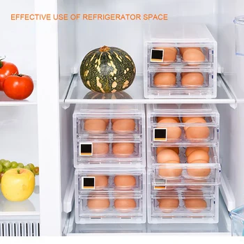24 Grid Kitchen Refrigerator Single Layer Egg Box Storage Box Practical Creative Home Portable Plastic Picnic Food Storage Box
24 Grid Kitchen Refrigerator Single Layer Egg Box Storage Box Practical Creative Home Portable Plastic Picnic Food Storage Box