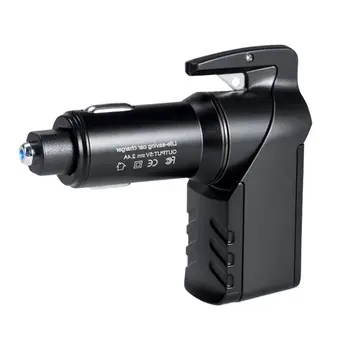 USB Emergency Escape Tool: Life-Saving Rescue Car Charger, Spring Loaded Window Breaker, Seat belt Cutter, Dual USB Port 
USB Emergency Escape Tool: Life-Saving Rescue Car Charger, Spring Loaded Window Breaker, Seat belt Cutter, Dual USB Port