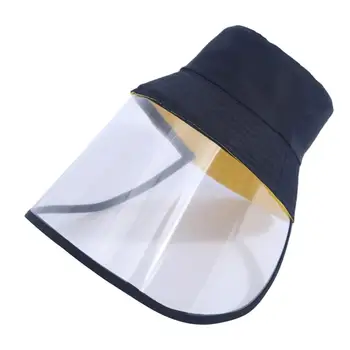 Black Kids Detachable Windproof Cap Outdoor Fisherman Hat Dust-proof Protective Cap Anti-UV Hat with Transparent Face Cover
Black Kids Detachable Windproof Cap Outdoor Fisherman Hat Dust-proof Protective Cap Anti-UV Hat with Transparent Face Cover
