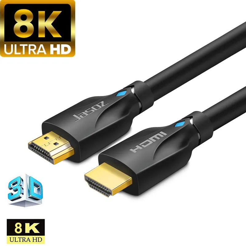 8K HDMI 2.1 Cable 60Hz 48Gbps 4K HDMI 120hz Video Laptop Cable Adapter For Computer UHD FHD 3D PS5 PS4 Xiaomi Apple Samsung TV
8K HDMI 2.1 Cable 60Hz 48Gbps 4K HDMI 120hz Video Laptop Cable Adapter For Computer UHD FHD 3D PS5 PS4 Xiaomi Apple Samsung TV