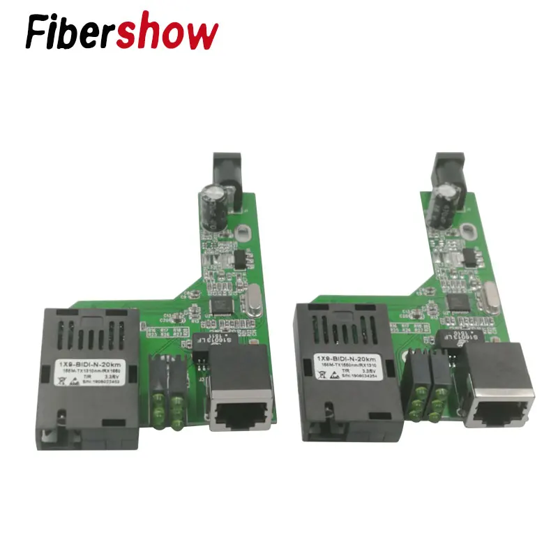 Fast Ethernet Fiber Media transceiver Converter Switch half board Single Mode Single Fiber SC 10/100M
Fast Ethernet Fiber Media transceiver Converter Switch half board Single Mode Single Fiber SC 10/100M