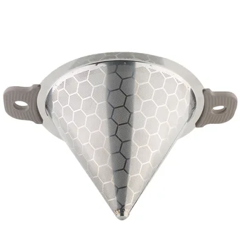 Water Insulation Barrel Filter Stainless Steel Milk Tea Bucket Tea Filter Fine Single-layer Conical Funnel Filter Net
Water Insulation Barrel Filter Stainless Steel Milk Tea Bucket Tea Filter Fine Single-layer Conical Funnel Filter Net
