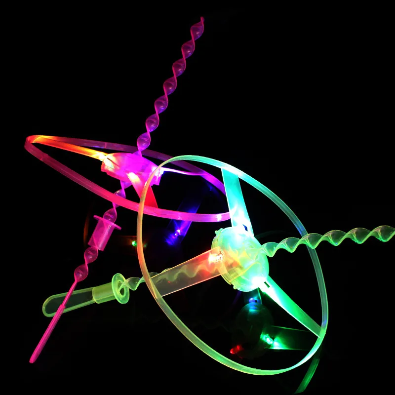 100Pcs/Lot Child Luminous Flying Toy Slingshot Helicopter Glowing Toys Party Light Up Toys Arrow Helicopter LED Toys
100Pcs/Lot Child Luminous Flying Toy Slingshot Helicopter Glowing Toys Party Light Up Toys Arrow Helicopter LED Toys