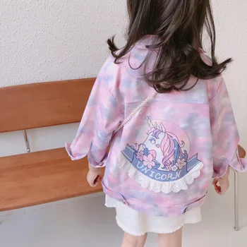 New Design Girls Jackets And Coats Lace Gradient Unicorn Kids Windbreaker Jackets Spring Autumn Coat For Girl Children Clothes 
New Design Girls Jackets And Coats Lace Gradient Unicorn Kids Windbreaker Jackets Spring Autumn Coat For Girl Children Clothes