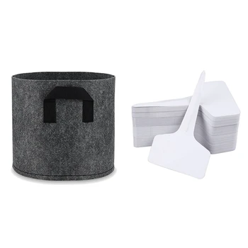 500Pcs T-Type Plant Labels Plastic Plant Tags & 5Pcs Vegetable Potato Planting Bag Garden Handle Felt Gray
500Pcs T-Type Plant Labels Plastic Plant Tags & 5Pcs Vegetable Potato Planting Bag Garden Handle Felt Gray