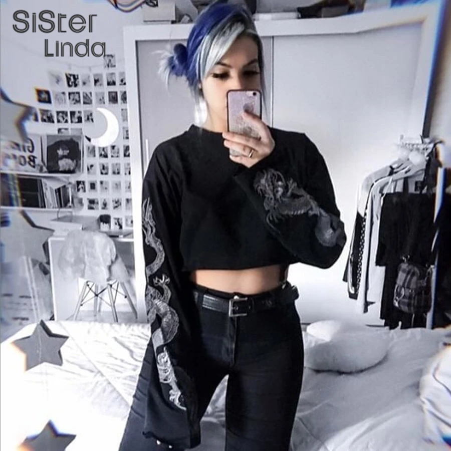 Sisterlinda Autumn Winter Women Printed Dragon Knit High Collar Casual Elastic Sweatershirt Harajuku Pure Elegant New Sweatshirt
Sisterlinda Autumn Winter Women Printed Dragon Knit High Collar Casual Elastic Sweatershirt Harajuku Pure Elegant New Sweatshirt