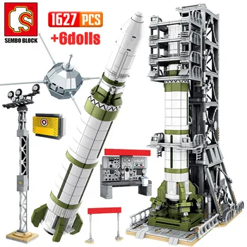 New City Technic Aviation Rocket Building Blocks Creator Artificial Satellite Space Launcher Cosmonaut Figures Bricks Kids Toys 
New City Technic Aviation Rocket Building Blocks Creator Artificial Satellite Space Launcher Cosmonaut Figures Bricks Kids Toys