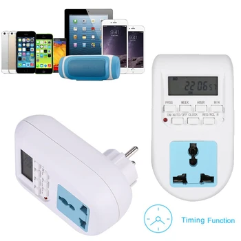 Pinyi AL-06 European standard timer switch socket white smart plug Home Security Digital Electronic Display Programmable
Pinyi AL-06 European standard timer switch socket white smart plug Home Security Digital Electronic Display Programmable