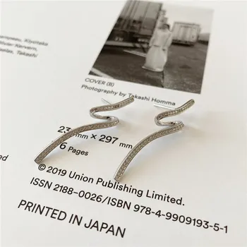 POFUNUO Trendy Real 925 Sterling Silver Tassel Stud Earrings AAA Zircon Geometric Minimalist For Women Accessories Jewelry Gifts 
POFUNUO Trendy Real 925 Sterling Silver Tassel Stud Earrings AAA Zircon Geometric Minimalist For Women Accessories Jewelry Gifts