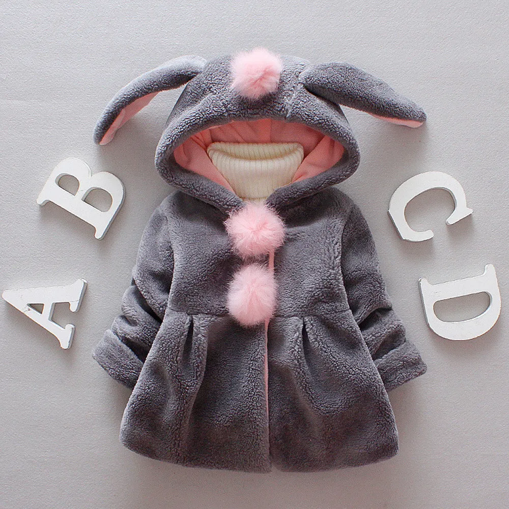 2019 Winter Spring Baby Girls Long Sleeve Coat Jacke Children Venonat Rabbit Ears Hooded Keep Warm Coat Jacket Outerwear D3089
2019 Winter Spring Baby Girls Long Sleeve Coat Jacke Children Venonat Rabbit Ears Hooded Keep Warm Coat Jacket Outerwear D3089