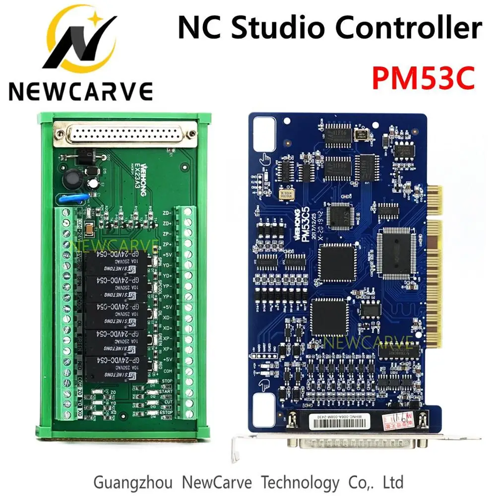 PM53C Nc Studio 3 Axis Controller Compatible WEIHONG Control System For CNC Router NEWCARVE
PM53C Nc Studio 3 Axis Controller Compatible WEIHONG Control System For CNC Router NEWCARVE