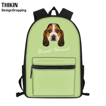 THIKIN Cute Basset Hound/dalmatian Dogs Printing School Bag Junior Teenager Large Backpacks with Zipper Custom Logo Book Bag
THIKIN Cute Basset Hound/dalmatian Dogs Printing School Bag Junior Teenager Large Backpacks with Zipper Custom Logo Book Bag