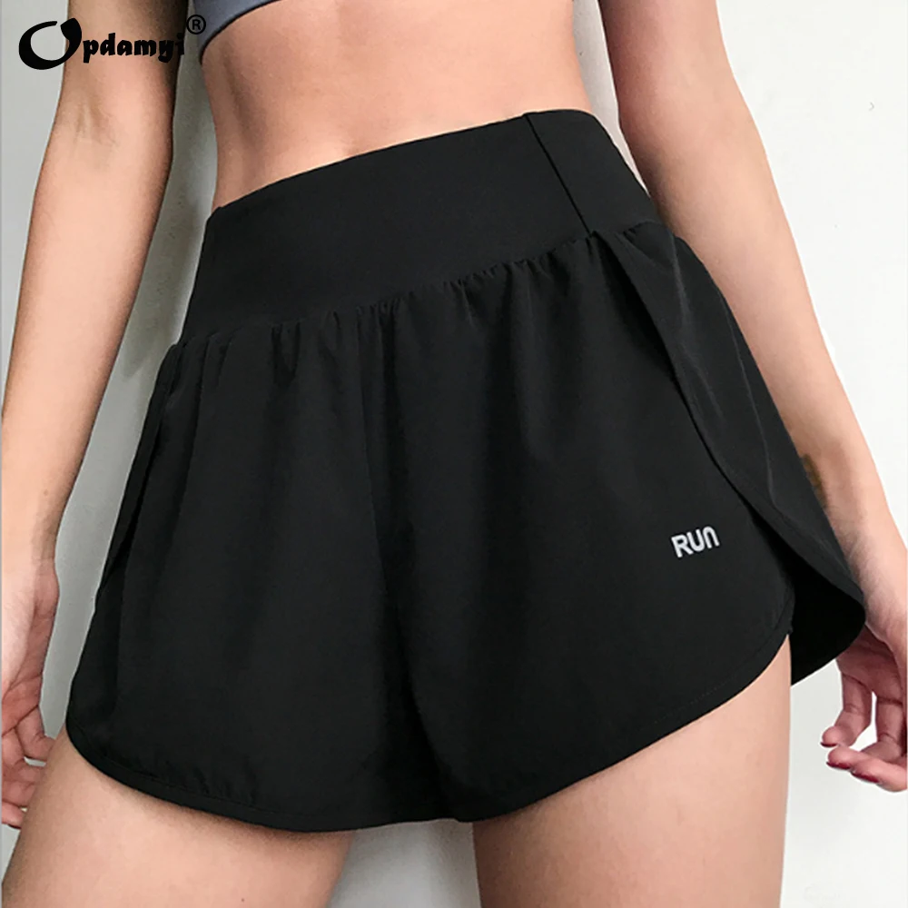 

Women Sports Running Tennis Shorts Gym 2 in 1 Gym Sexy Ultra Shorts Girl Yoga Fitness Student Sports Short Skirt With Pockets