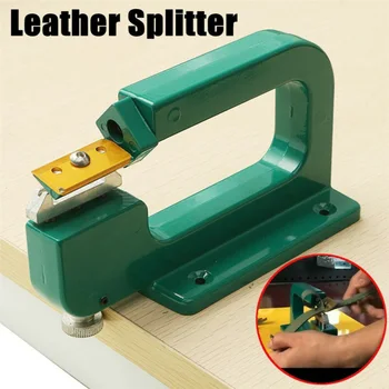 Aluminum Leather Crafts Device Edge Skiving Tool Leather Splitters Paring Cutter
Aluminum Leather Crafts Device Edge Skiving Tool Leather Splitters Paring Cutter