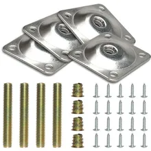 4pcs Leg Fixing Mounting Plates Table Feet Sofa Legs Brackets With Screws For Home Furniture Cabinet Hardware
4pcs Leg Fixing Mounting Plates Table Feet Sofa Legs Brackets With Screws For Home Furniture Cabinet Hardware