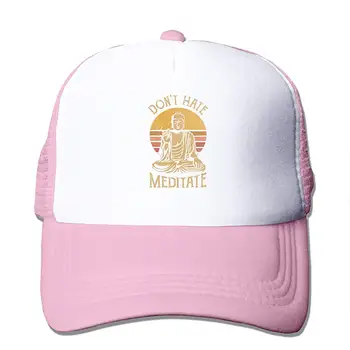 TSDFCDont Hate Meditate Mesh Baseball Caps Unisex Adjustable Trucker Style Hat Pink
TSDFCDont Hate Meditate Mesh Baseball Caps Unisex Adjustable Trucker Style Hat Pink
