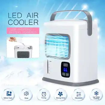 Mini Portable Air Conditioner Cooling Fan Humidification Air Purification USB 2 Gear 12 Hours Timing Setting Anion Air Cooler
Mini Portable Air Conditioner Cooling Fan Humidification Air Purification USB 2 Gear 12 Hours Timing Setting Anion Air Cooler