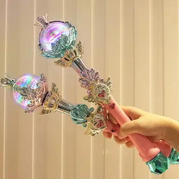 Luminous Starry Projection Toys LED Magic Wand with Music Flash Shine Magic Stick 3-7 Years Old Girl Child Toy 
Luminous Starry Projection Toys LED Magic Wand with Music Flash Shine Magic Stick 3-7 Years Old Girl Child Toy