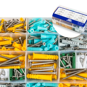 482PCS M3.5 M4.2 M5 M6 Plastic Expansion Drywall Anchor Screws Tapping Screw Set
482PCS M3.5 M4.2 M5 M6 Plastic Expansion Drywall Anchor Screws Tapping Screw Set