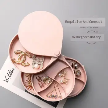 Multi-Function Organizer 4 Layers Jewelry Storage Box 360 Degrees Rotary Holder Jewelry Organizer Earrings Rubber Band Bracelet
Multi-Function Organizer 4 Layers Jewelry Storage Box 360 Degrees Rotary Holder Jewelry Organizer Earrings Rubber Band Bracelet