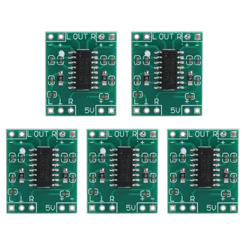 5x PAM8403 Digital Amplifier Module Strong Toughness 2x 3W Class Electric Portable D 2.5-5.5V Power Amplifier Board
5x PAM8403 Digital Amplifier Module Strong Toughness 2x 3W Class Electric Portable D 2.5-5.5V Power Amplifier Board