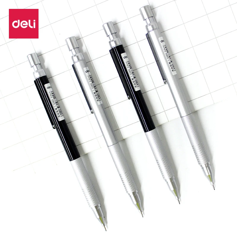 Deli Metal Texture Press Pencil / Lead Core Automatic Pencil Core Engineering Drawing Student Stationery single pack
Deli Metal Texture Press Pencil / Lead Core Automatic Pencil Core Engineering Drawing Student Stationery single pack