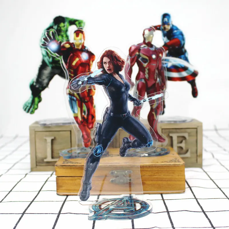 The Avengers Iron Man Spiderman Groot Captain America Captain Marvel Action Figure Toy Acrylic Decorative Ornaments Gift
The Avengers Iron Man Spiderman Groot Captain America Captain Marvel Action Figure Toy Acrylic Decorative Ornaments Gift