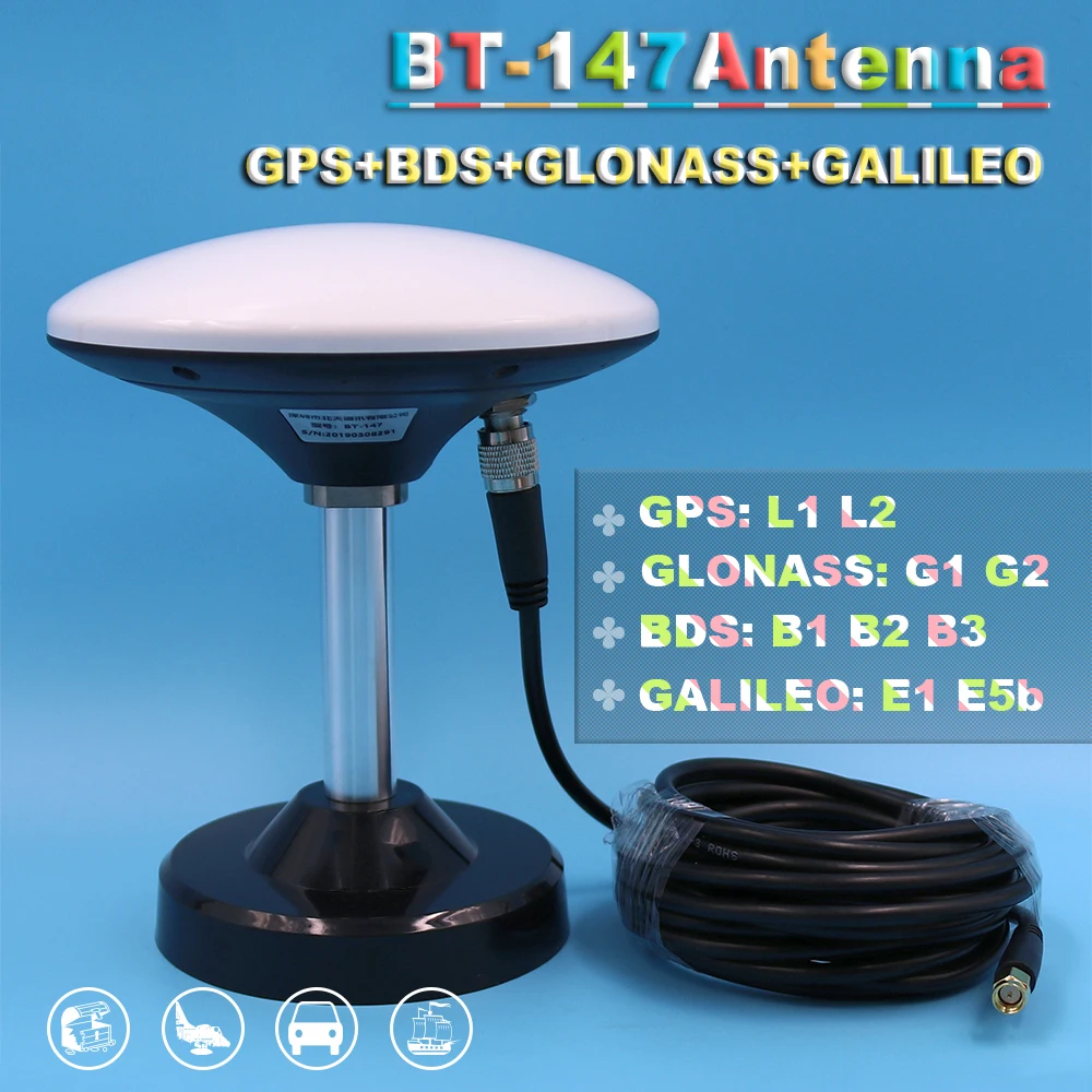 BEITIAN NEW 3V-18V CORS RTK GNSS Survey Antenna High precision high gain GPS GLONASS BDS GALILEO, SMA-J, BT-147-D-SMA
BEITIAN NEW 3V-18V CORS RTK GNSS Survey Antenna High precision high gain GPS GLONASS BDS GALILEO, SMA-J, BT-147-D-SMA