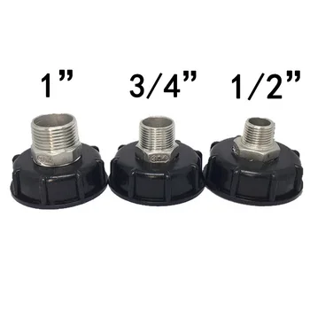 60mm Thread IBC Water Tank Adapter Garden Fittings Replacement 1/2" 3/4" 1" Plastic For IBC containers Drain Connector S60x6 
60mm Thread IBC Water Tank Adapter Garden Fittings Replacement 1/2" 3/4" 1" Plastic For IBC containers Drain Connector S60x6