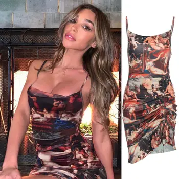 Fashion Womens Bodycon Floral Dresses Backless Strappy Ladies Party Evening Clubwear Mini Dress
Fashion Womens Bodycon Floral Dresses Backless Strappy Ladies Party Evening Clubwear Mini Dress