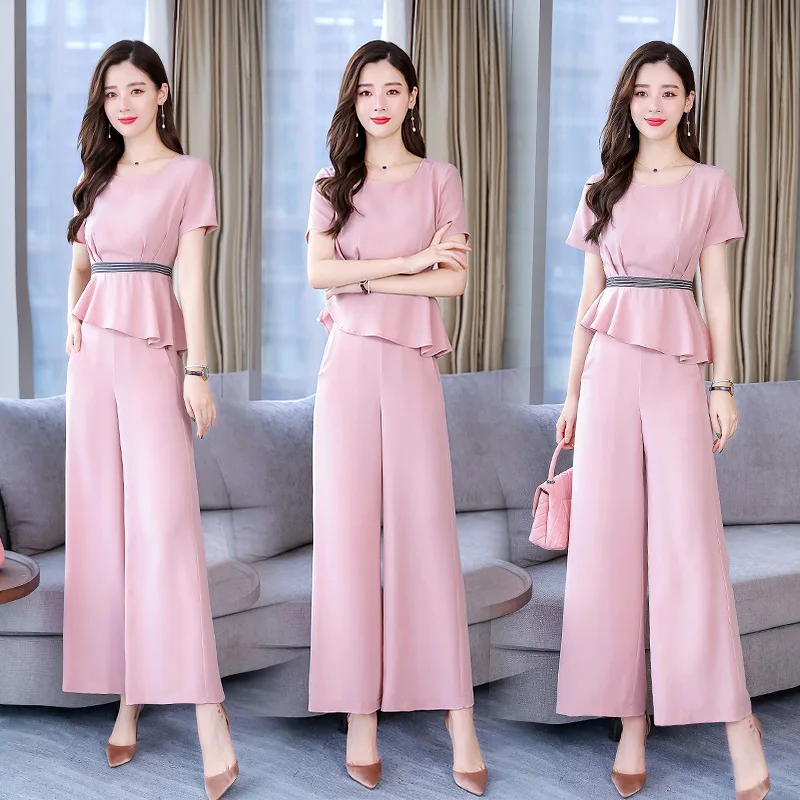 Solid Color 2019 Summer Fashion Comfortable Trend Elegant Simple Lace-up Versatile Short Sleeve Set
Solid Color 2019 Summer Fashion Comfortable Trend Elegant Simple Lace-up Versatile Short Sleeve Set