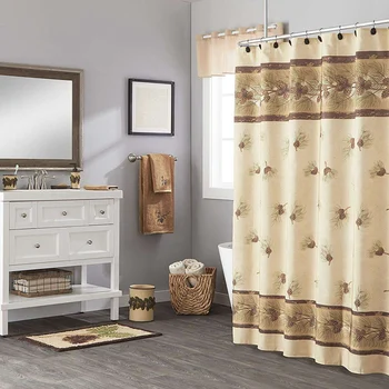 Pinecone Shower Curtain Hooks Rings Set for Bathroom Ceiling Hangers Rust Proof Chrome Hooks Great Home Hotel Decorations
Pinecone Shower Curtain Hooks Rings Set for Bathroom Ceiling Hangers Rust Proof Chrome Hooks Great Home Hotel Decorations