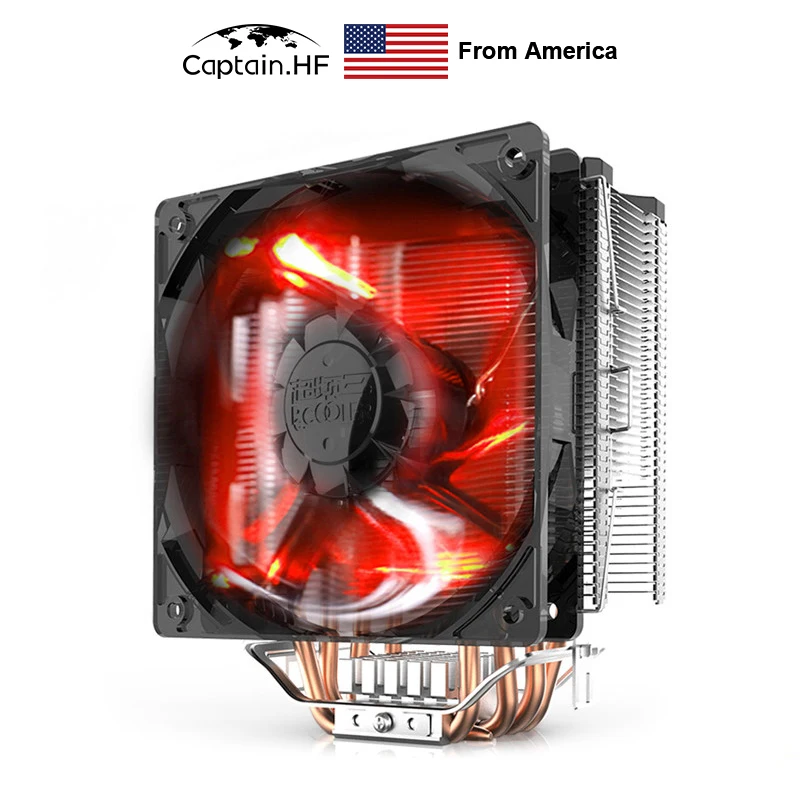 US Captain CPU Cooler 120mm LED 4pin PWM Fan Fluid Circulative Bearing For Intel PC Cooler
US Captain CPU Cooler 120mm LED 4pin PWM Fan Fluid Circulative Bearing For Intel PC Cooler