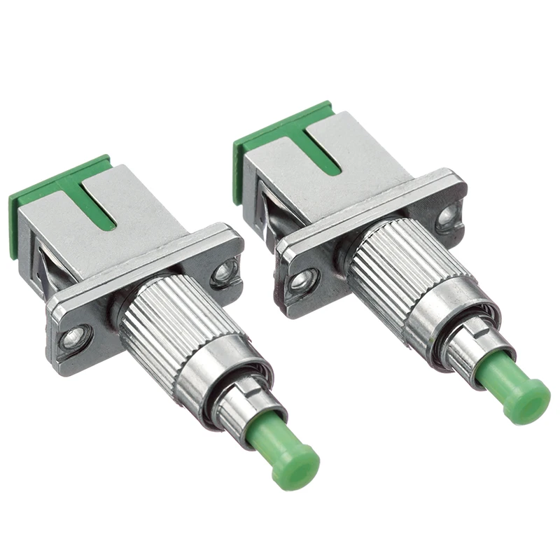 SC Female to FC Male Fiber Optic Adapter, APC Single Mode Simplex Fiber Optic Adapter
SC Female to FC Male Fiber Optic Adapter, APC Single Mode Simplex Fiber Optic Adapter