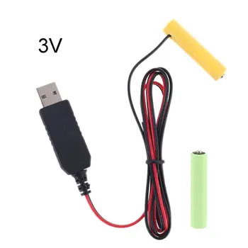 LR03 AAA Battery Eliminator USB Power Supply Cable Replace 1 to 4pcs AAA Battery For Electric Toy Flashlight Clock LED
LR03 AAA Battery Eliminator USB Power Supply Cable Replace 1 to 4pcs AAA Battery For Electric Toy Flashlight Clock LED