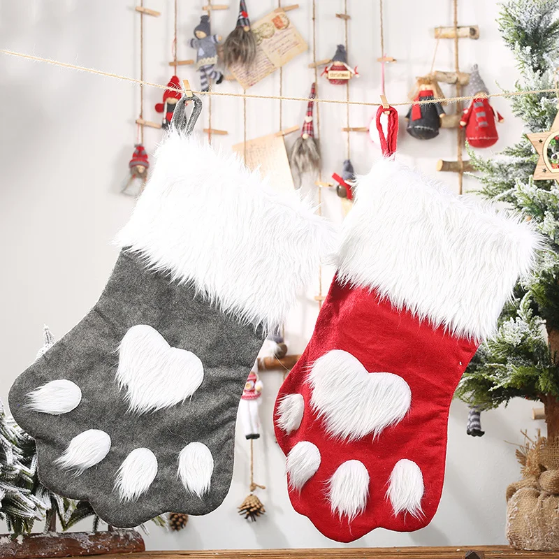 1Pc Christmas Gift Bag Pet Cat Paw Stocking Socks Xmas Tree Ornaments OCT998
1Pc Christmas Gift Bag Pet Cat Paw Stocking Socks Xmas Tree Ornaments OCT998