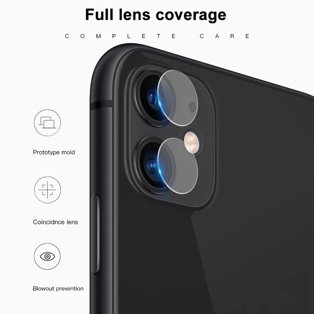 Tempered Glass Dust-Proof Back Camera Lens Protective Film for iPhone 11 Pro Max