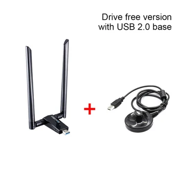 With Antenna Wireless Network Card 2.4GHz 5GHz Receiver IEEE 802.11AC LAN Ethernet 1200Mbps Dual Band Mini External Wifi Adapter
