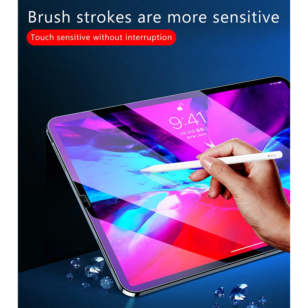 Tempered Glass Tablet Screen Protector for Apple iPad Mini 1 2 3 4 5 Air 3 Pro 9.7 10.5 10.2 11 Highly sensitive touch feeling
Tempered Glass Tablet Screen Protector for Apple iPad Mini 1 2 3 4 5 Air 3 Pro 9.7 10.5 10.2 11 Highly sensitive touch feeling