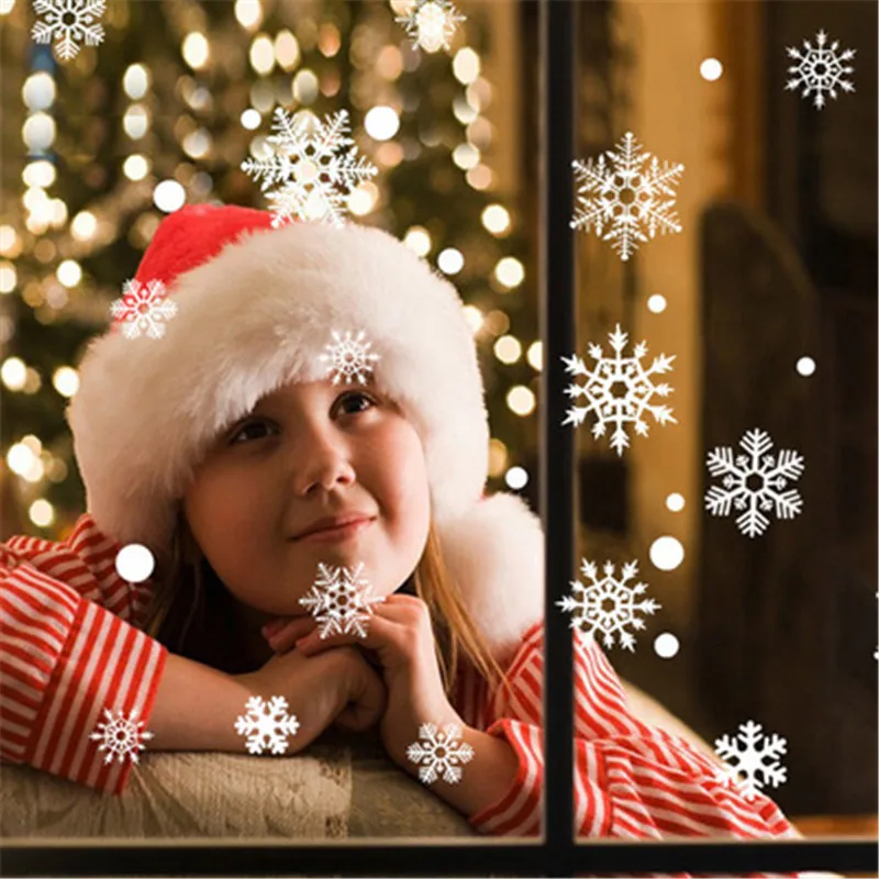 48Pcs/Lot Christmas Snowflake Window Clings Sticker Winter Wall Decal Stickers Room Christmas Decorations For Home New Year
48Pcs/Lot Christmas Snowflake Window Clings Sticker Winter Wall Decal Stickers Room Christmas Decorations For Home New Year