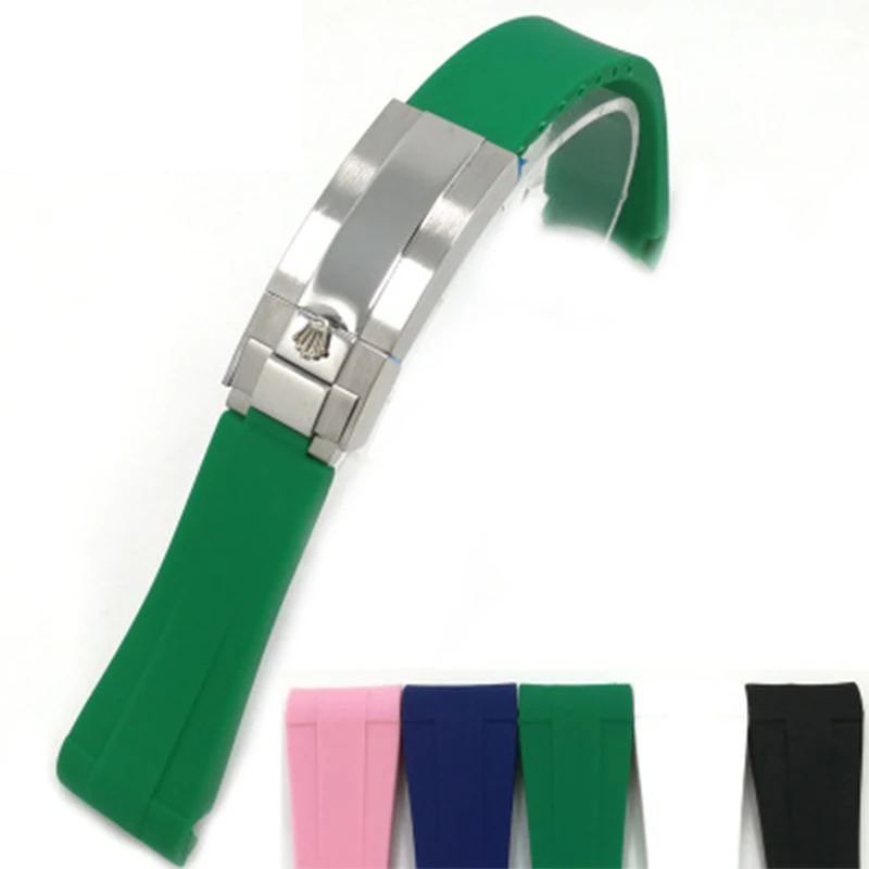 High-grade High Quality Silicone Soft Comfortable Watch Band Give a solid Buckle Multi-color Optional rolexable watch bracelet
High-grade High Quality Silicone Soft Comfortable Watch Band Give a solid Buckle Multi-color Optional rolexable watch bracelet